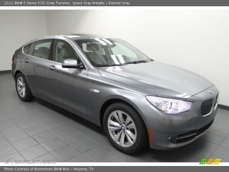 Space Gray Metallic / Everest Gray 2012 BMW 5 Series 535i Gran Turismo