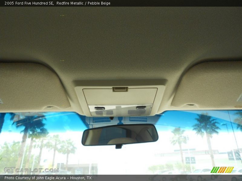 Redfire Metallic / Pebble Beige 2005 Ford Five Hundred SE