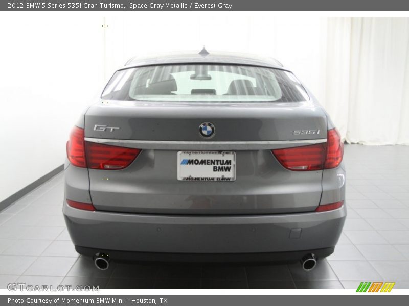 Space Gray Metallic / Everest Gray 2012 BMW 5 Series 535i Gran Turismo