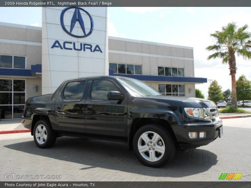Nighthawk Black Pearl / Beige 2009 Honda Ridgeline RTL