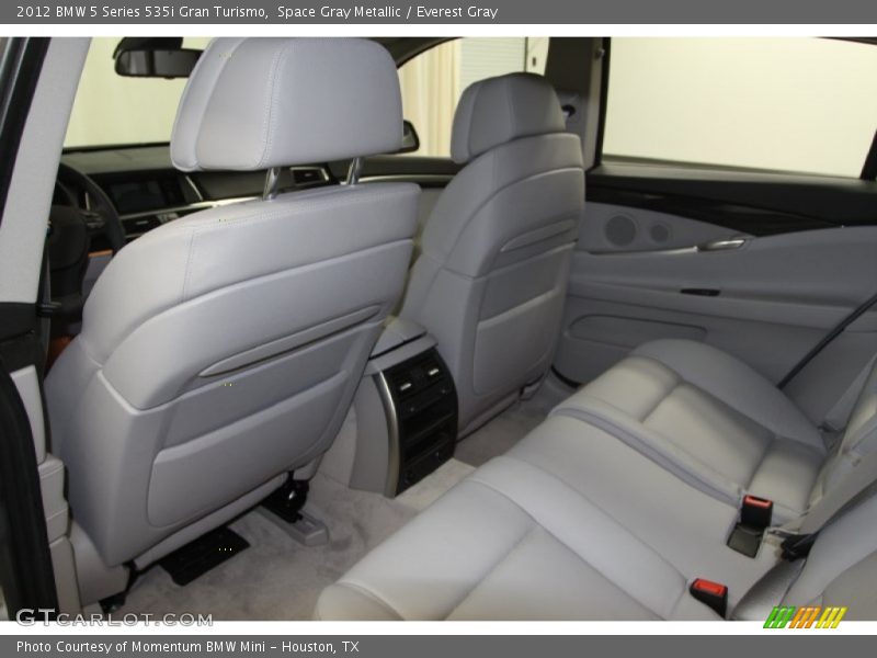 Space Gray Metallic / Everest Gray 2012 BMW 5 Series 535i Gran Turismo