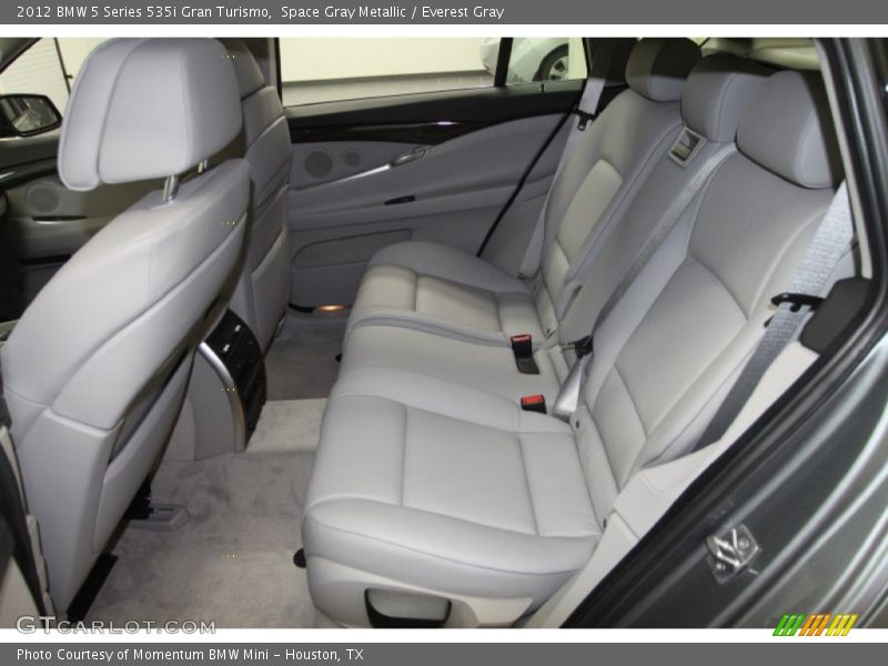 Space Gray Metallic / Everest Gray 2012 BMW 5 Series 535i Gran Turismo