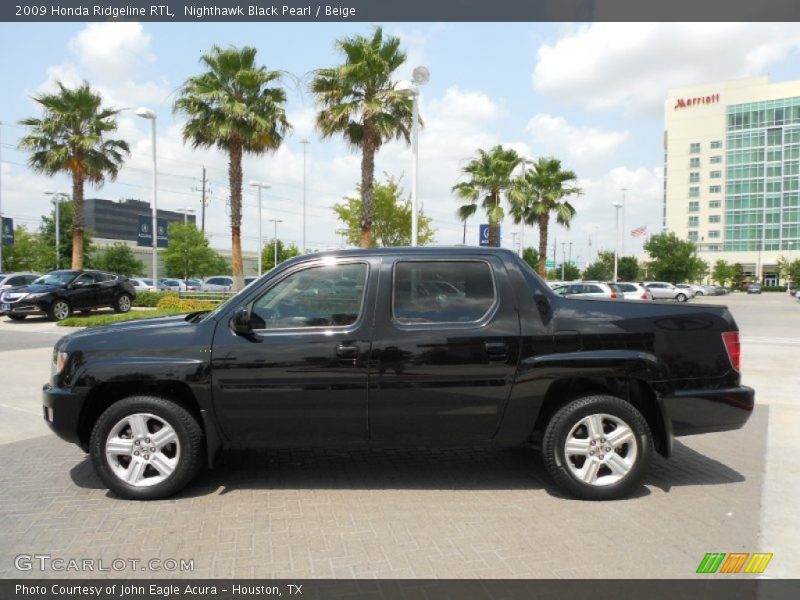 Nighthawk Black Pearl / Beige 2009 Honda Ridgeline RTL