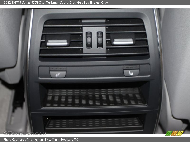 Space Gray Metallic / Everest Gray 2012 BMW 5 Series 535i Gran Turismo