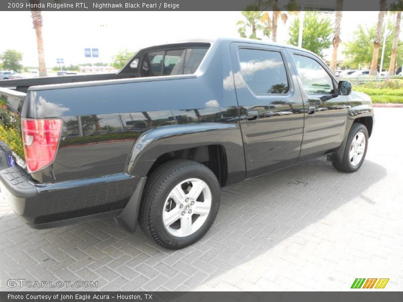 Nighthawk Black Pearl / Beige 2009 Honda Ridgeline RTL