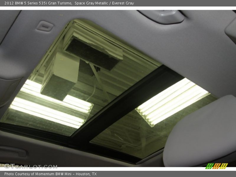 Space Gray Metallic / Everest Gray 2012 BMW 5 Series 535i Gran Turismo