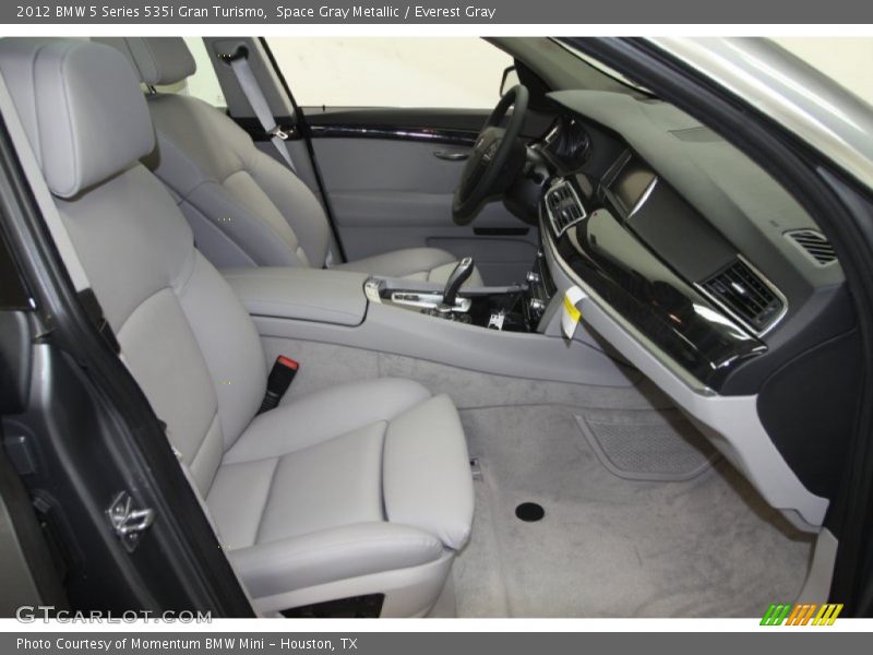 Space Gray Metallic / Everest Gray 2012 BMW 5 Series 535i Gran Turismo