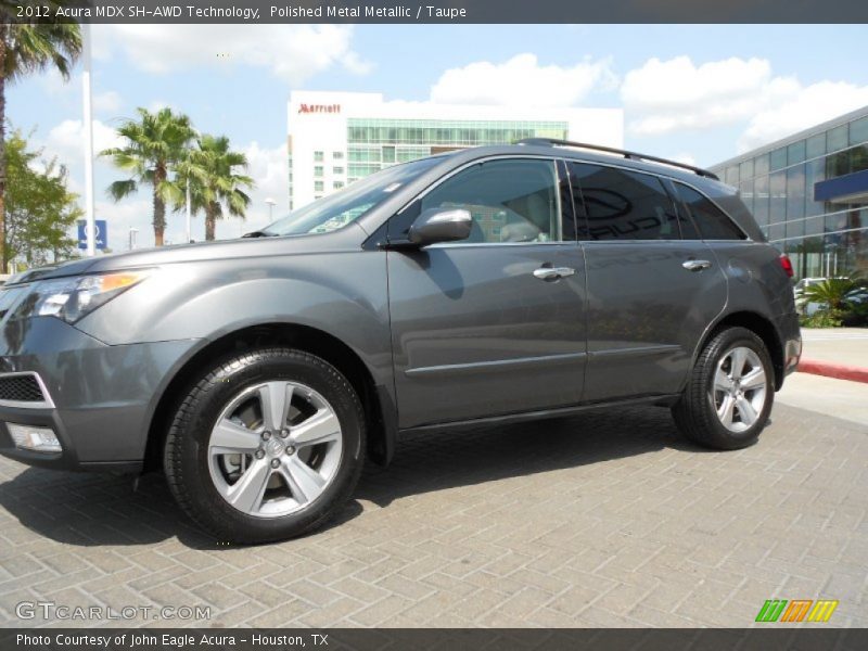 Polished Metal Metallic / Taupe 2012 Acura MDX SH-AWD Technology