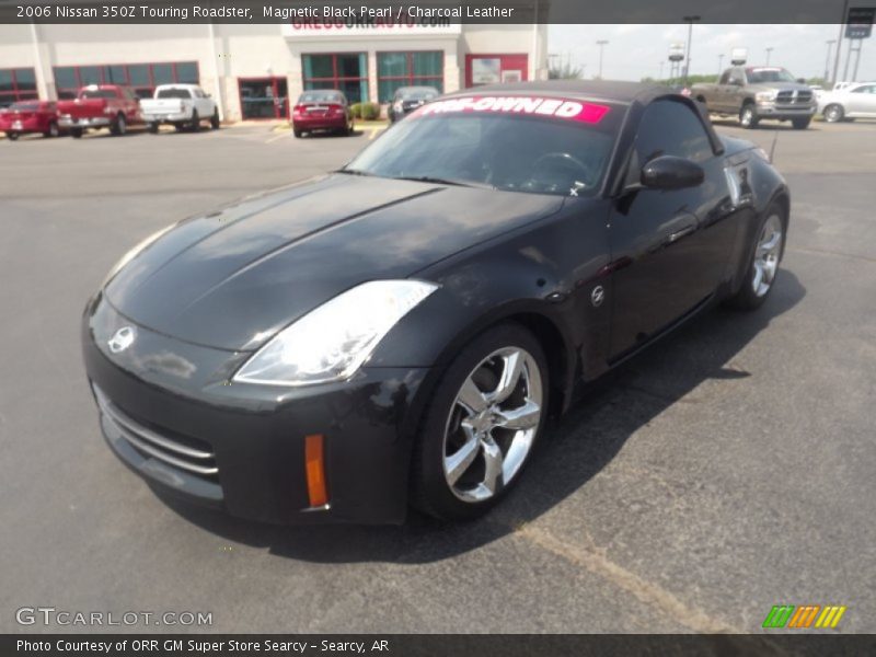Magnetic Black Pearl / Charcoal Leather 2006 Nissan 350Z Touring Roadster