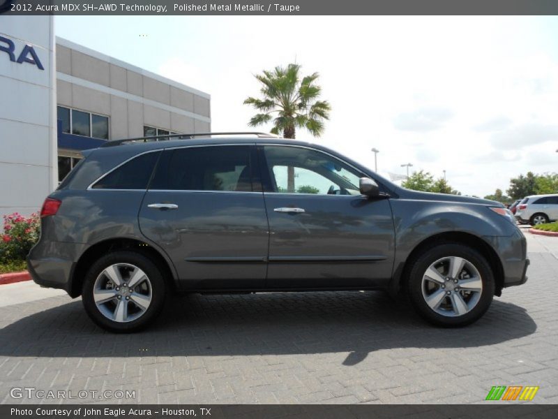 Polished Metal Metallic / Taupe 2012 Acura MDX SH-AWD Technology