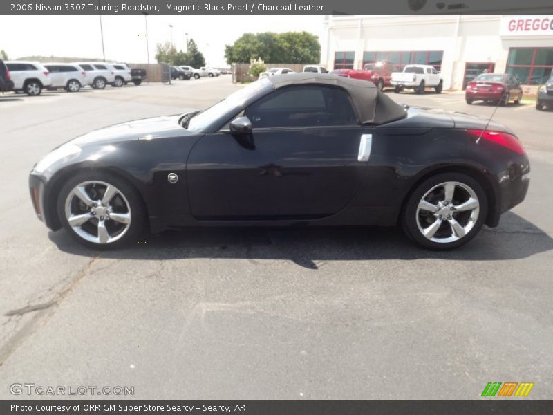 Magnetic Black Pearl / Charcoal Leather 2006 Nissan 350Z Touring Roadster