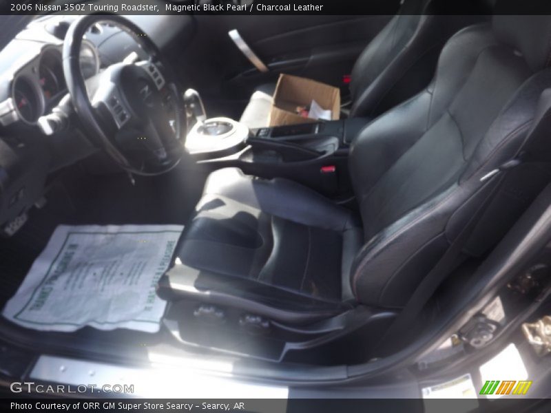 Magnetic Black Pearl / Charcoal Leather 2006 Nissan 350Z Touring Roadster
