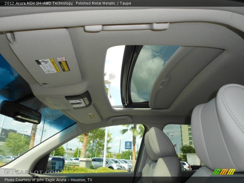 Sunroof of 2012 MDX SH-AWD Technology