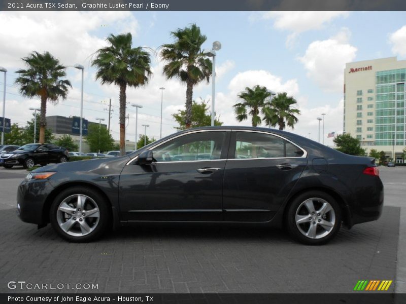 Graphite Luster Pearl / Ebony 2011 Acura TSX Sedan