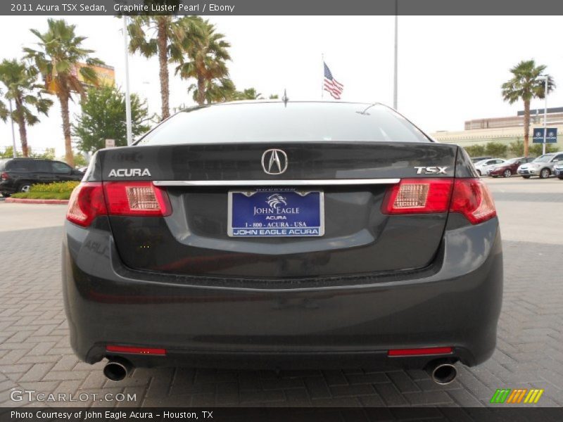 Graphite Luster Pearl / Ebony 2011 Acura TSX Sedan