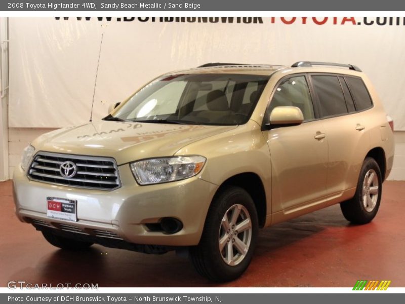 Sandy Beach Metallic / Sand Beige 2008 Toyota Highlander 4WD