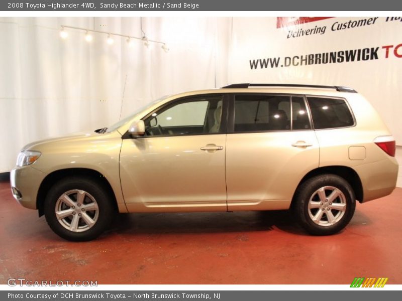 Sandy Beach Metallic / Sand Beige 2008 Toyota Highlander 4WD