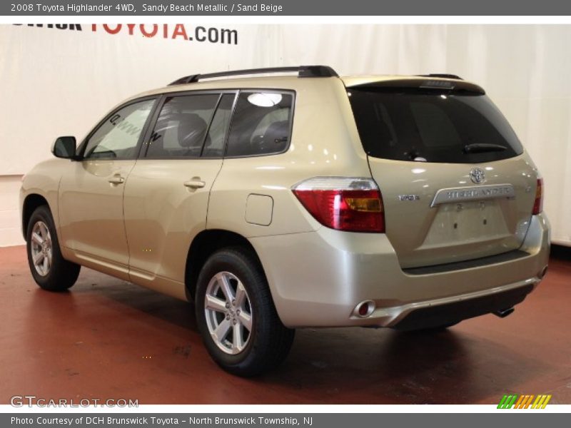 Sandy Beach Metallic / Sand Beige 2008 Toyota Highlander 4WD