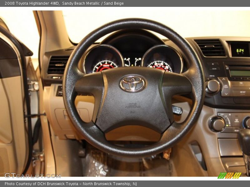 Sandy Beach Metallic / Sand Beige 2008 Toyota Highlander 4WD