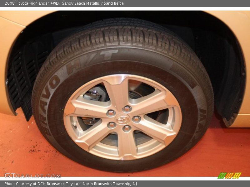Sandy Beach Metallic / Sand Beige 2008 Toyota Highlander 4WD