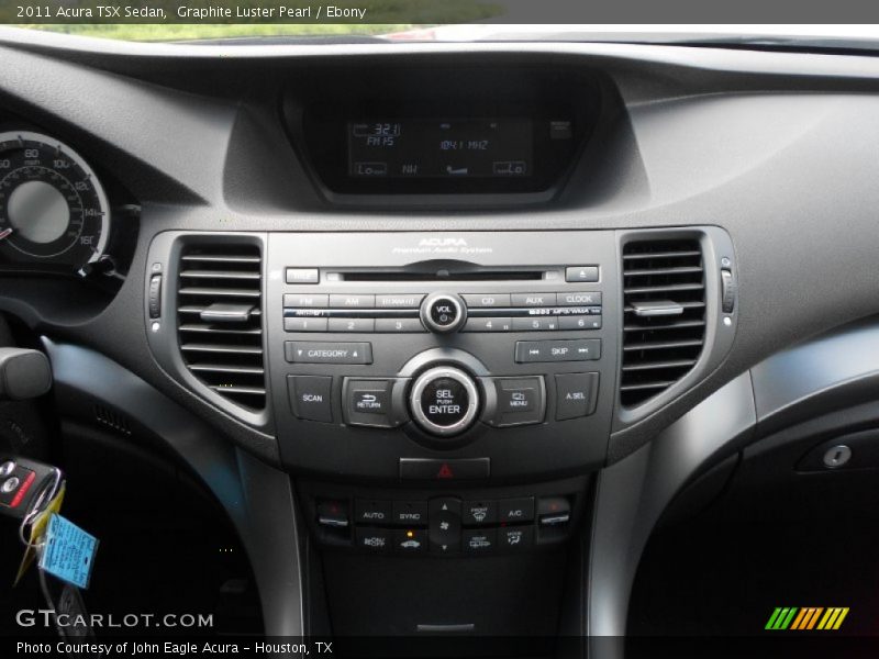 Graphite Luster Pearl / Ebony 2011 Acura TSX Sedan
