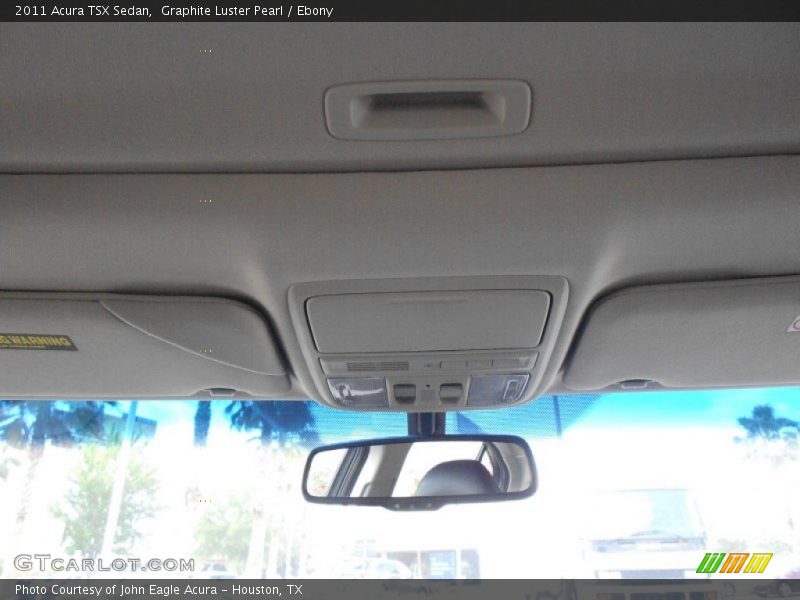 Graphite Luster Pearl / Ebony 2011 Acura TSX Sedan