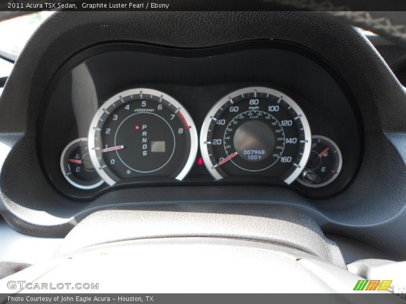 Graphite Luster Pearl / Ebony 2011 Acura TSX Sedan