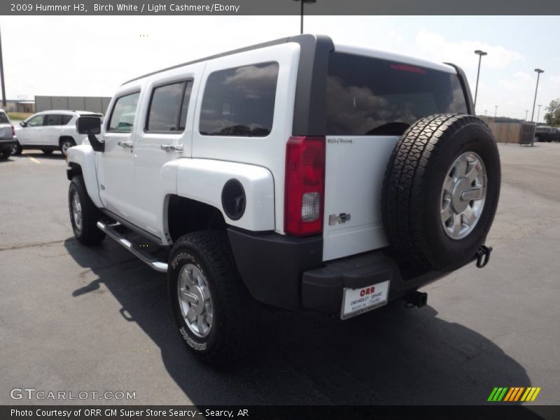 Birch White / Light Cashmere/Ebony 2009 Hummer H3