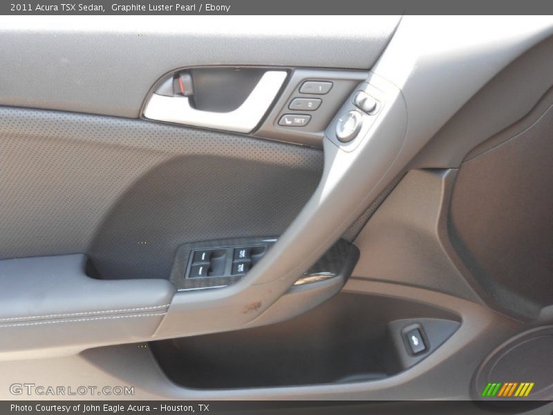 Graphite Luster Pearl / Ebony 2011 Acura TSX Sedan