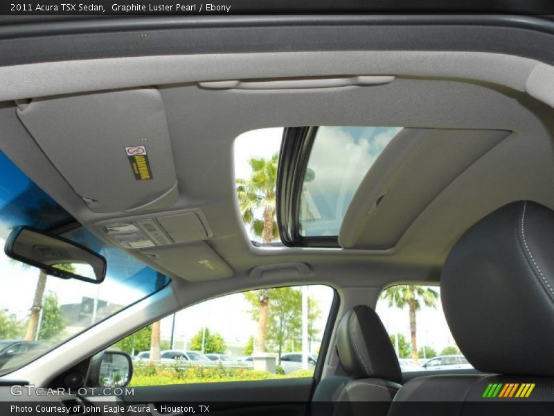 Graphite Luster Pearl / Ebony 2011 Acura TSX Sedan