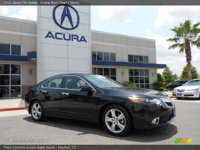 Crystal Black Pearl / Ebony 2011 Acura TSX Sedan