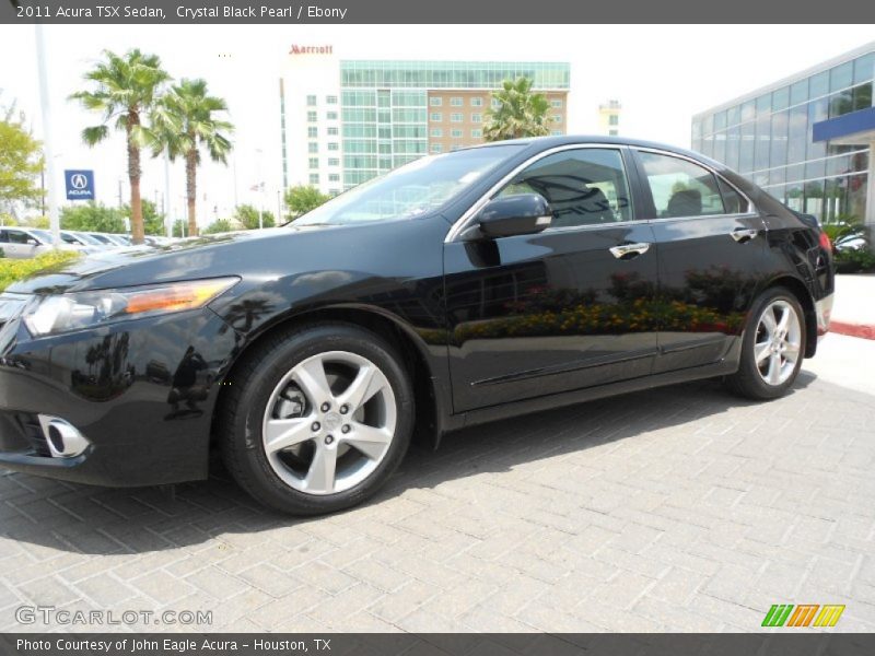 Crystal Black Pearl / Ebony 2011 Acura TSX Sedan