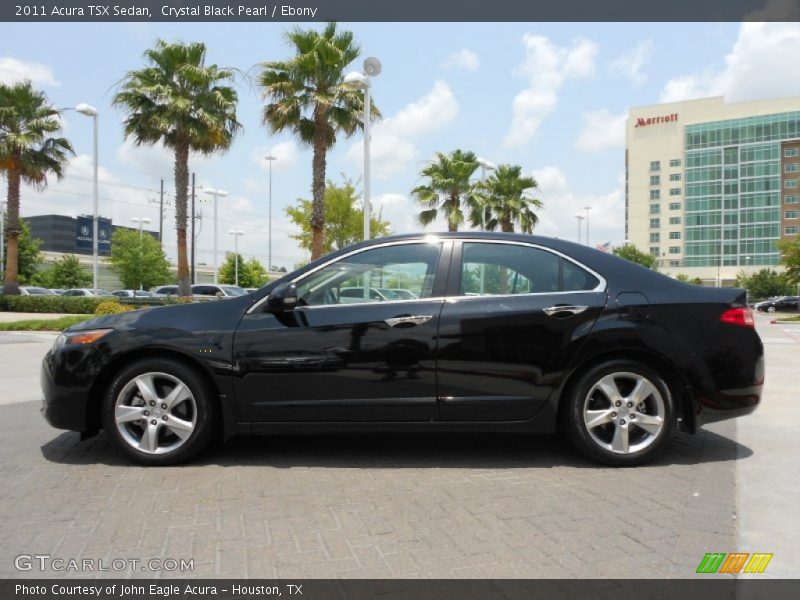Crystal Black Pearl / Ebony 2011 Acura TSX Sedan