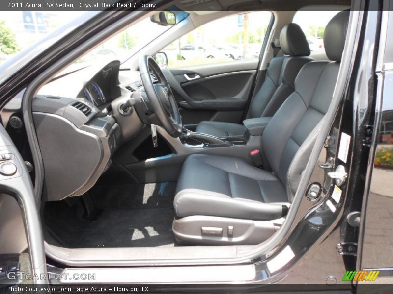 Crystal Black Pearl / Ebony 2011 Acura TSX Sedan