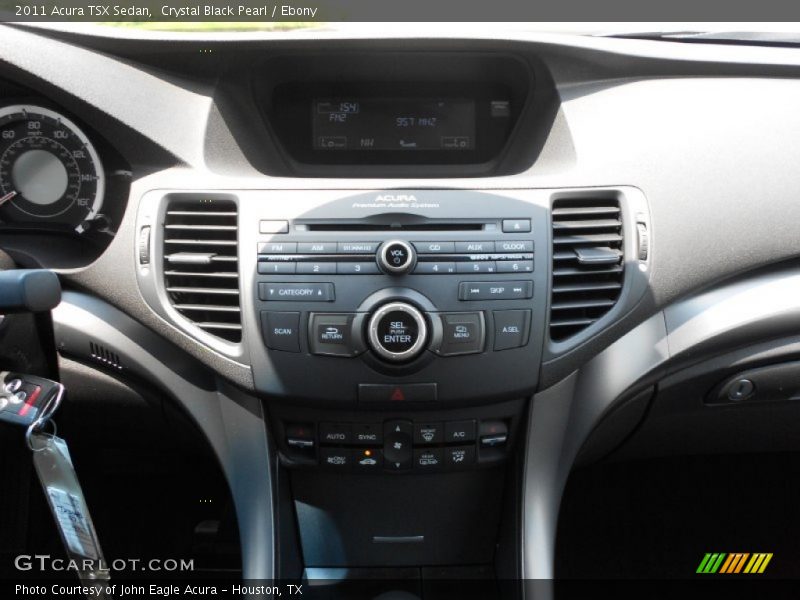 Crystal Black Pearl / Ebony 2011 Acura TSX Sedan