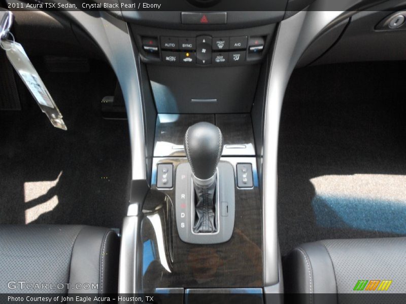 Crystal Black Pearl / Ebony 2011 Acura TSX Sedan