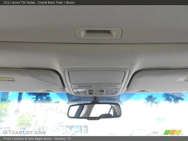 Crystal Black Pearl / Ebony 2011 Acura TSX Sedan