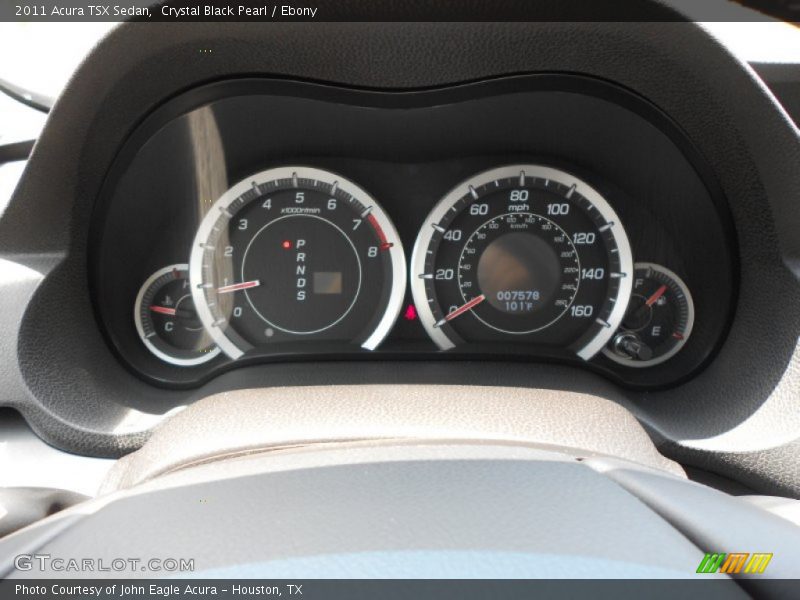 Crystal Black Pearl / Ebony 2011 Acura TSX Sedan