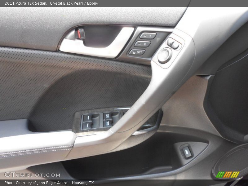Crystal Black Pearl / Ebony 2011 Acura TSX Sedan