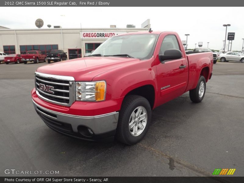 Fire Red / Ebony 2012 GMC Sierra 1500 SLE Regular Cab