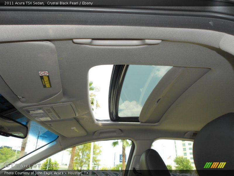 Crystal Black Pearl / Ebony 2011 Acura TSX Sedan