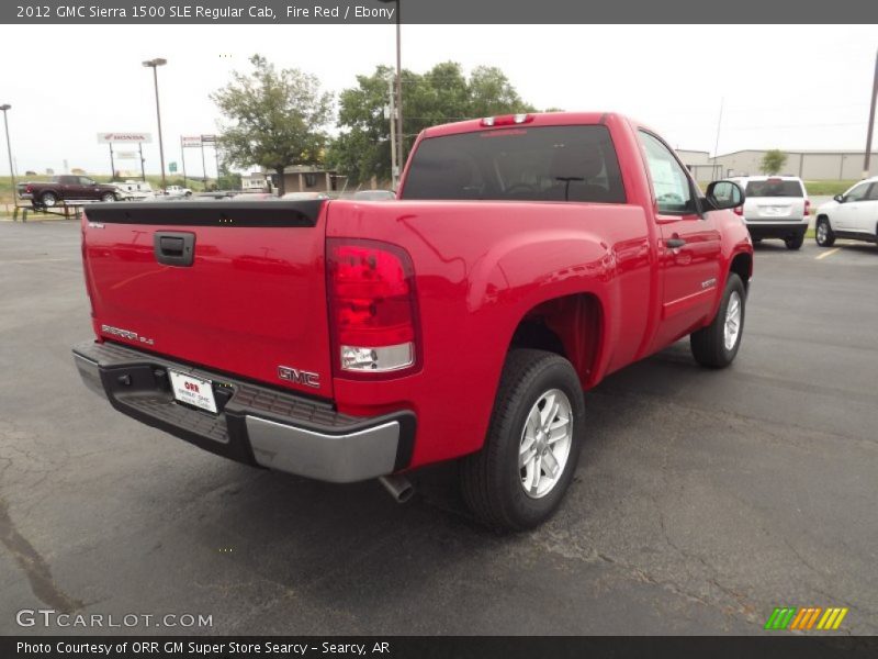 Fire Red / Ebony 2012 GMC Sierra 1500 SLE Regular Cab