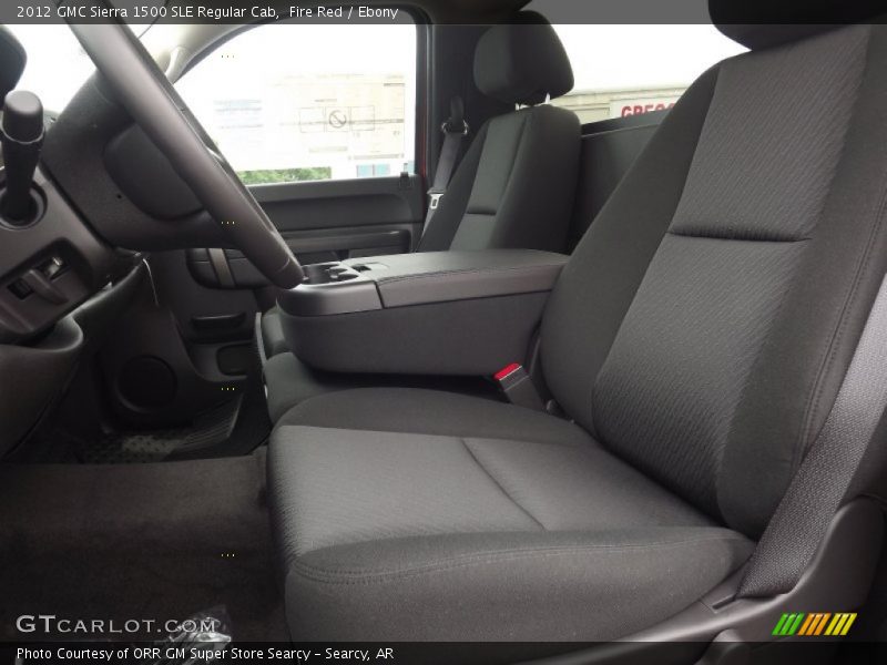  2012 Sierra 1500 SLE Regular Cab Ebony Interior