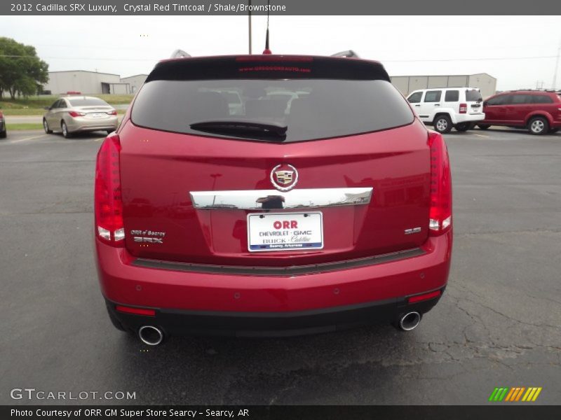 Crystal Red Tintcoat / Shale/Brownstone 2012 Cadillac SRX Luxury