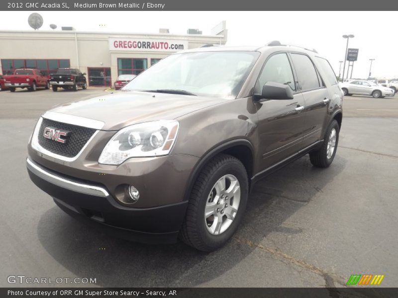 Medium Brown Metallic / Ebony 2012 GMC Acadia SL