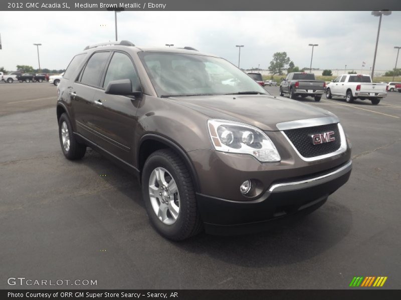 Medium Brown Metallic / Ebony 2012 GMC Acadia SL