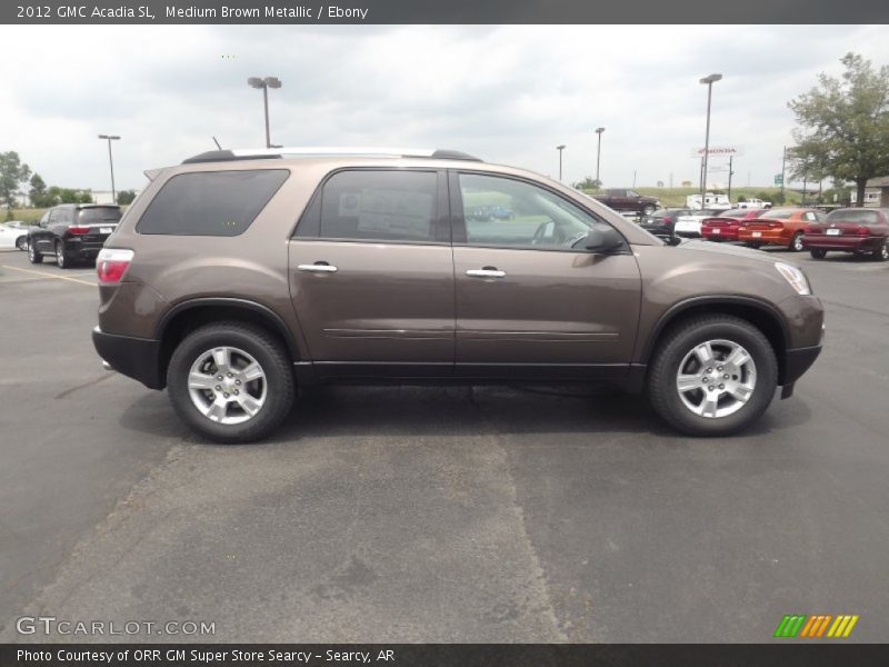 Medium Brown Metallic / Ebony 2012 GMC Acadia SL