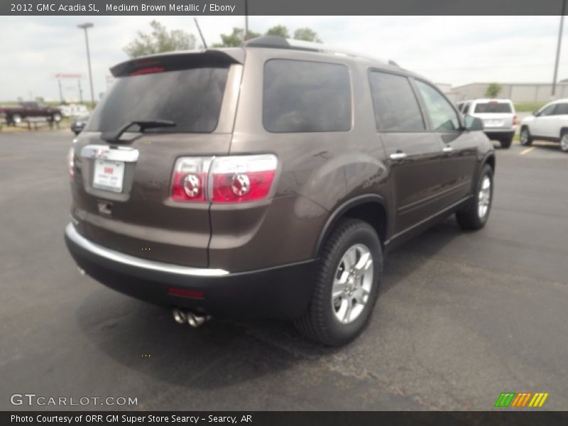 Medium Brown Metallic / Ebony 2012 GMC Acadia SL