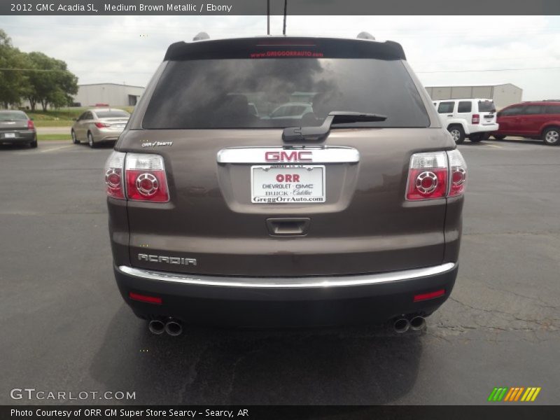 Medium Brown Metallic / Ebony 2012 GMC Acadia SL