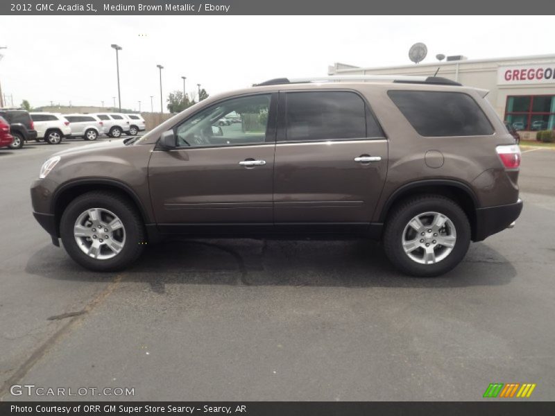 Medium Brown Metallic / Ebony 2012 GMC Acadia SL